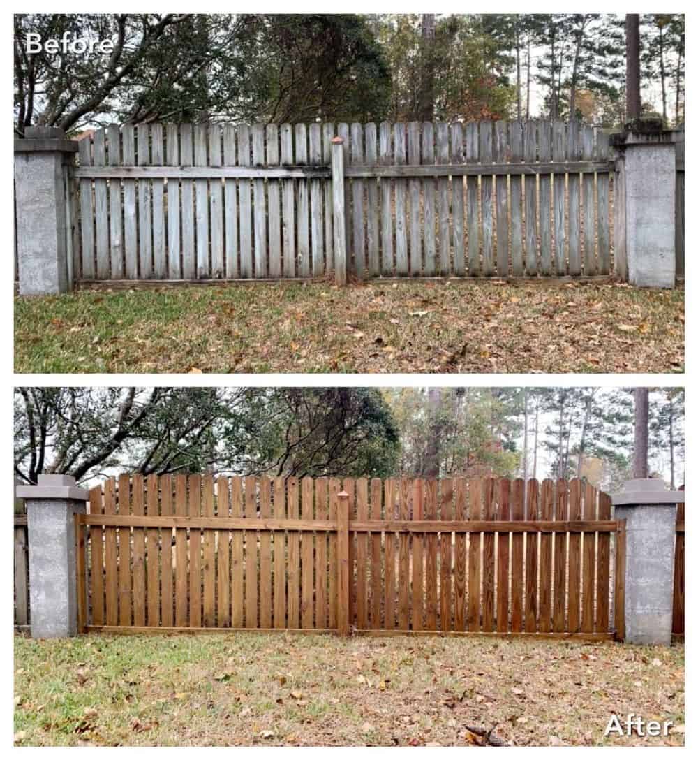 Fence Pressure Washing image