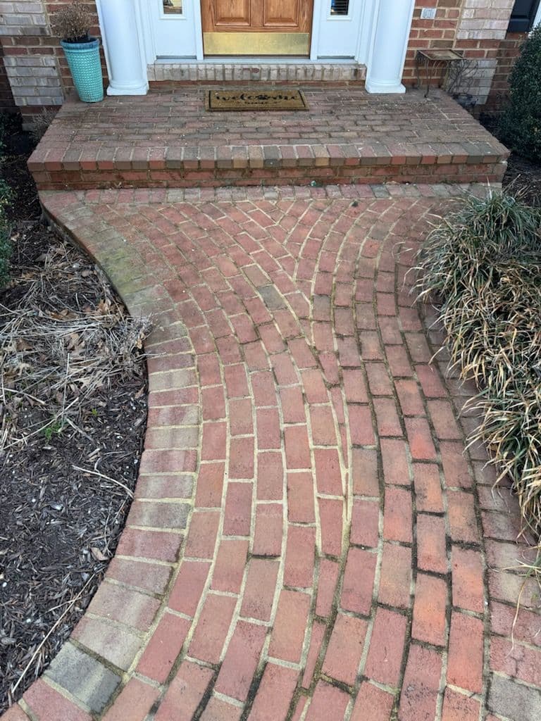 Gallery photos for Brick Walkway Pressure Washing in Manassas: Image #1